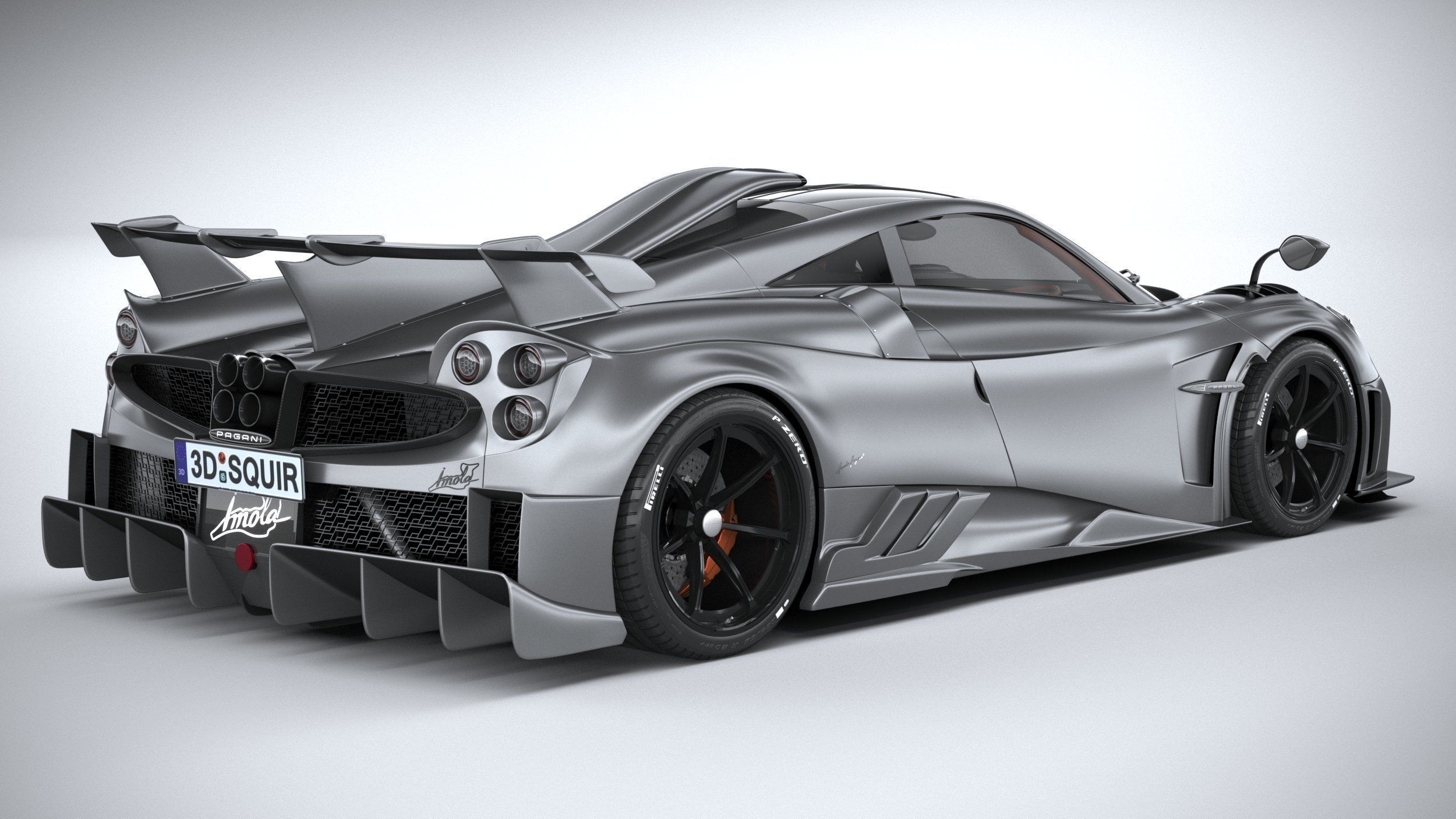 Pagani Imola 2021 3D model_17