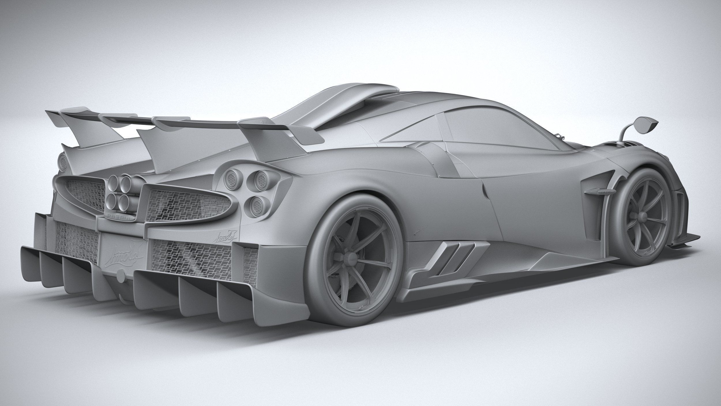 Pagani Imola 2021 3D model_25