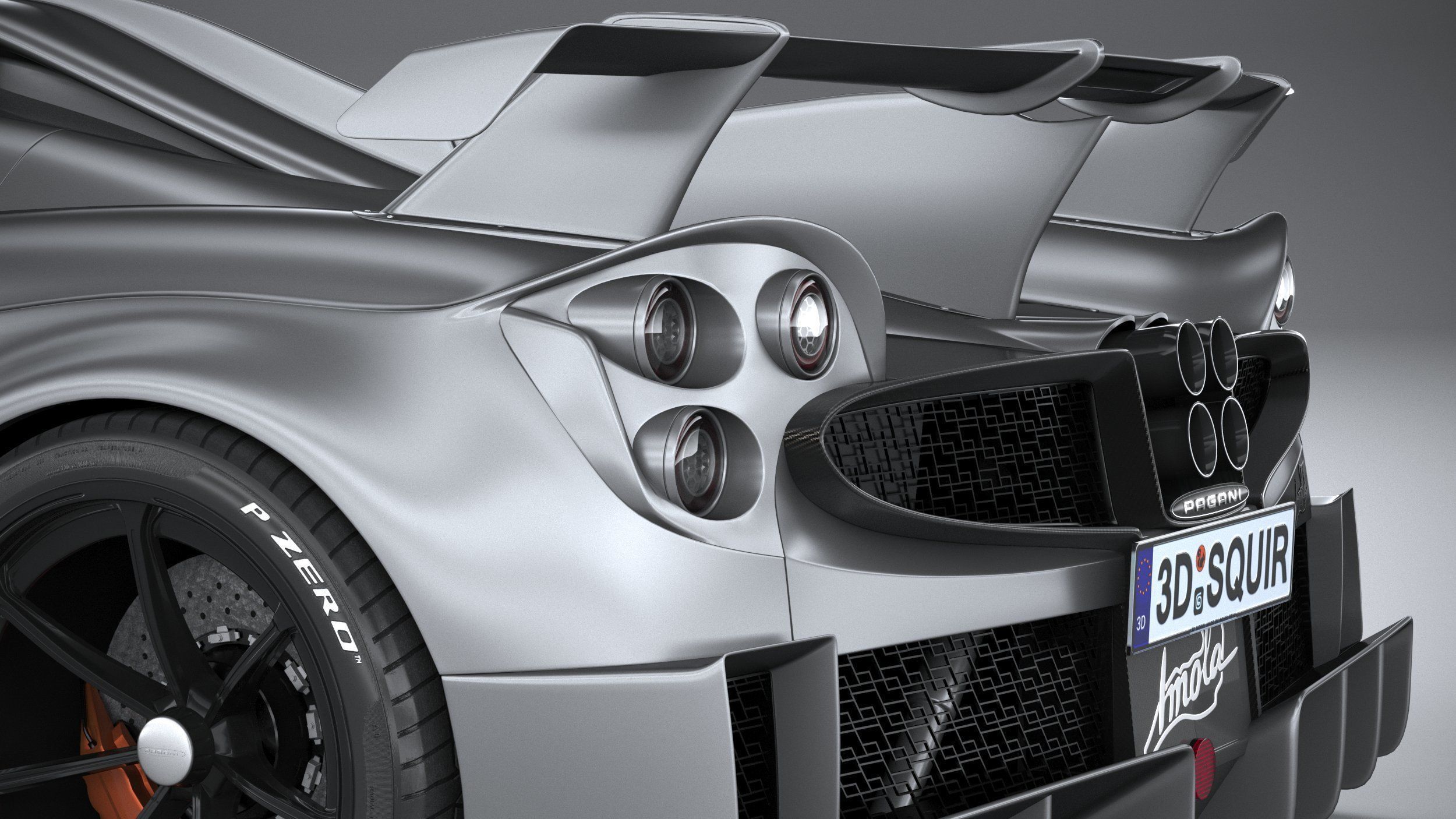 Pagani Imola 2021 3D model_6