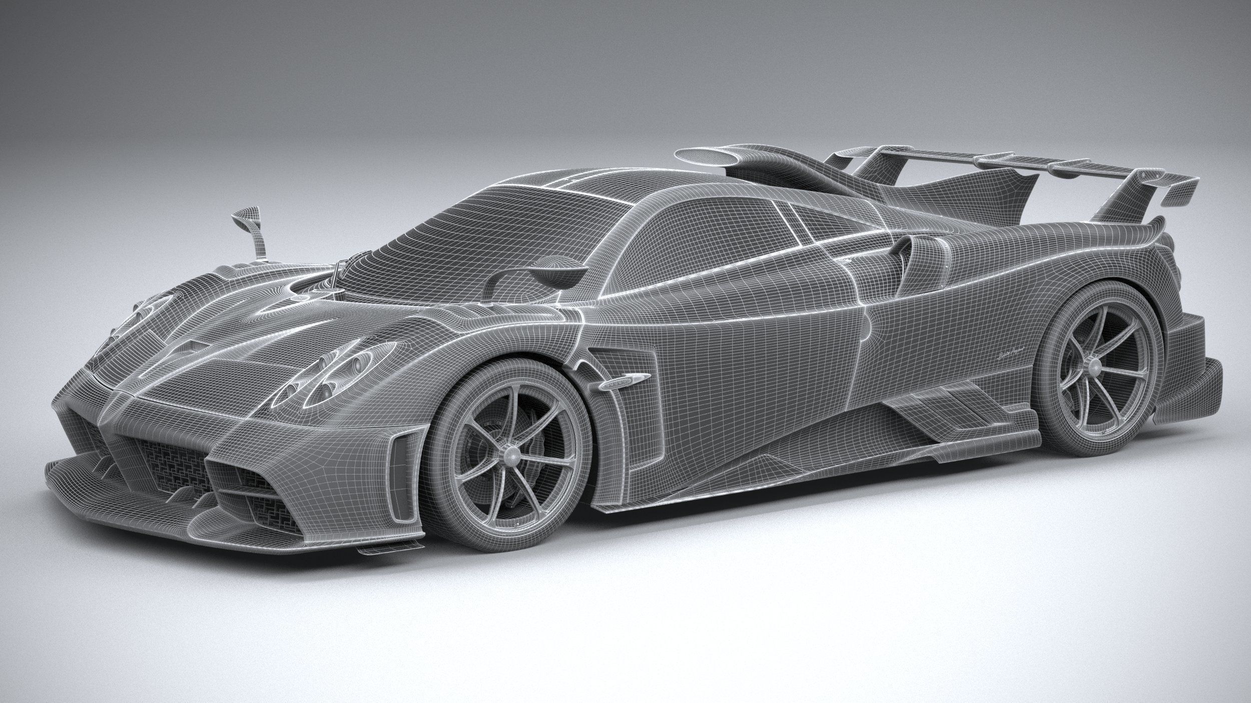 Pagani Imola 2021 3D model_26
