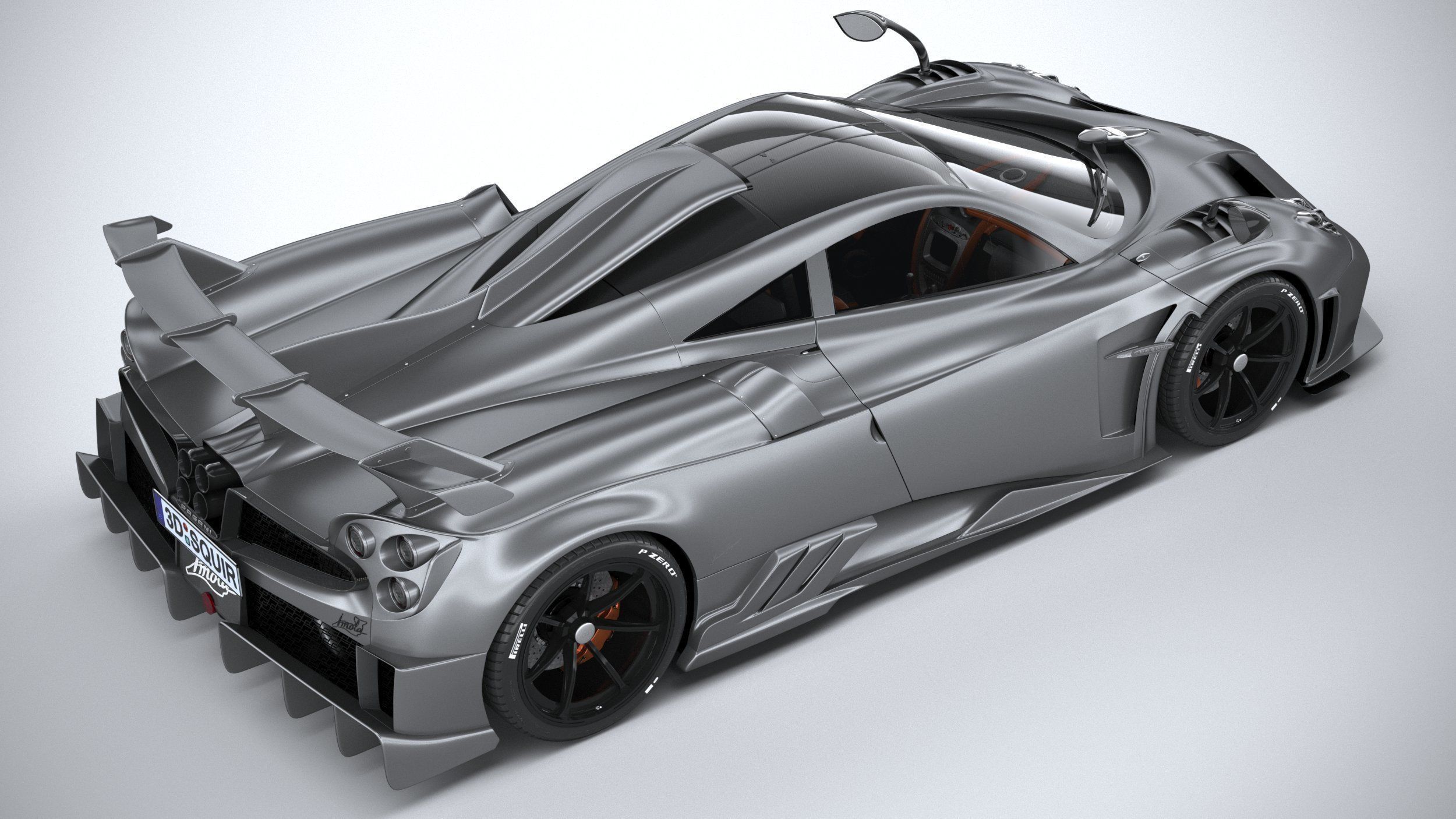 Pagani Imola 2021 3D model_10