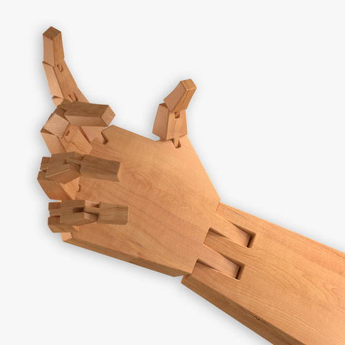 Wooden Hand 3D model