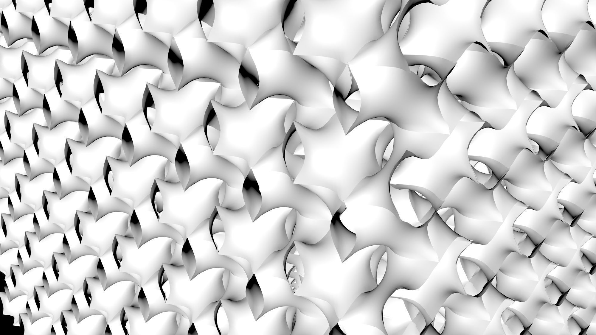 Gyroid cube 3D print model_6