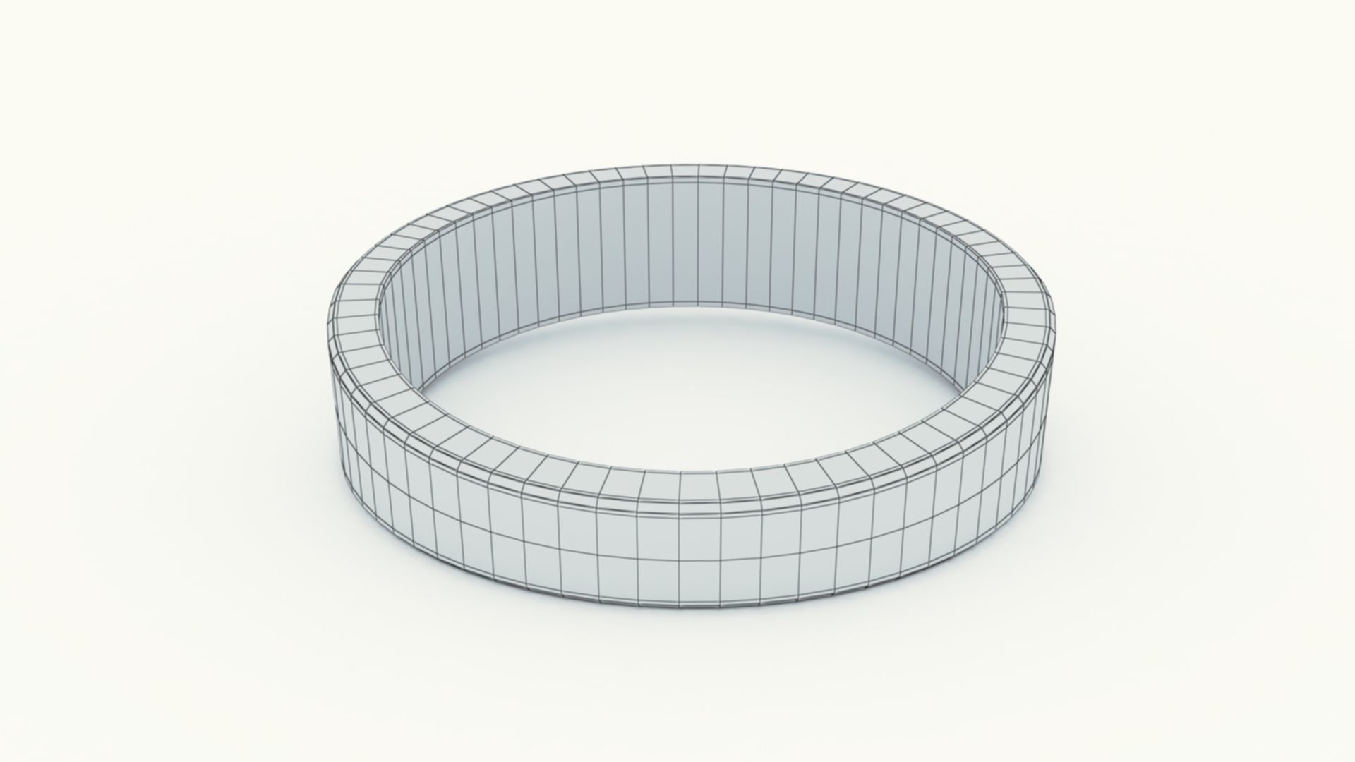 Self-Control Female Ring Gold 3D print model_13