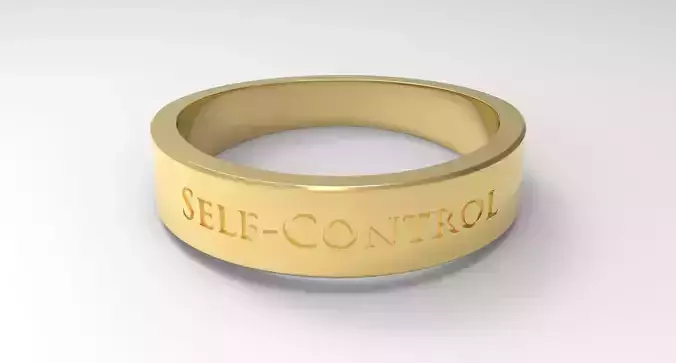 Self-Control Female Ring Gold