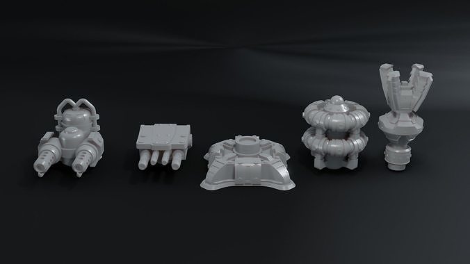 Defense Pack 01 3D print model