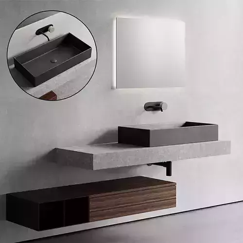 Scarabeo Ceramiche Topline Vanity Unit Set 1