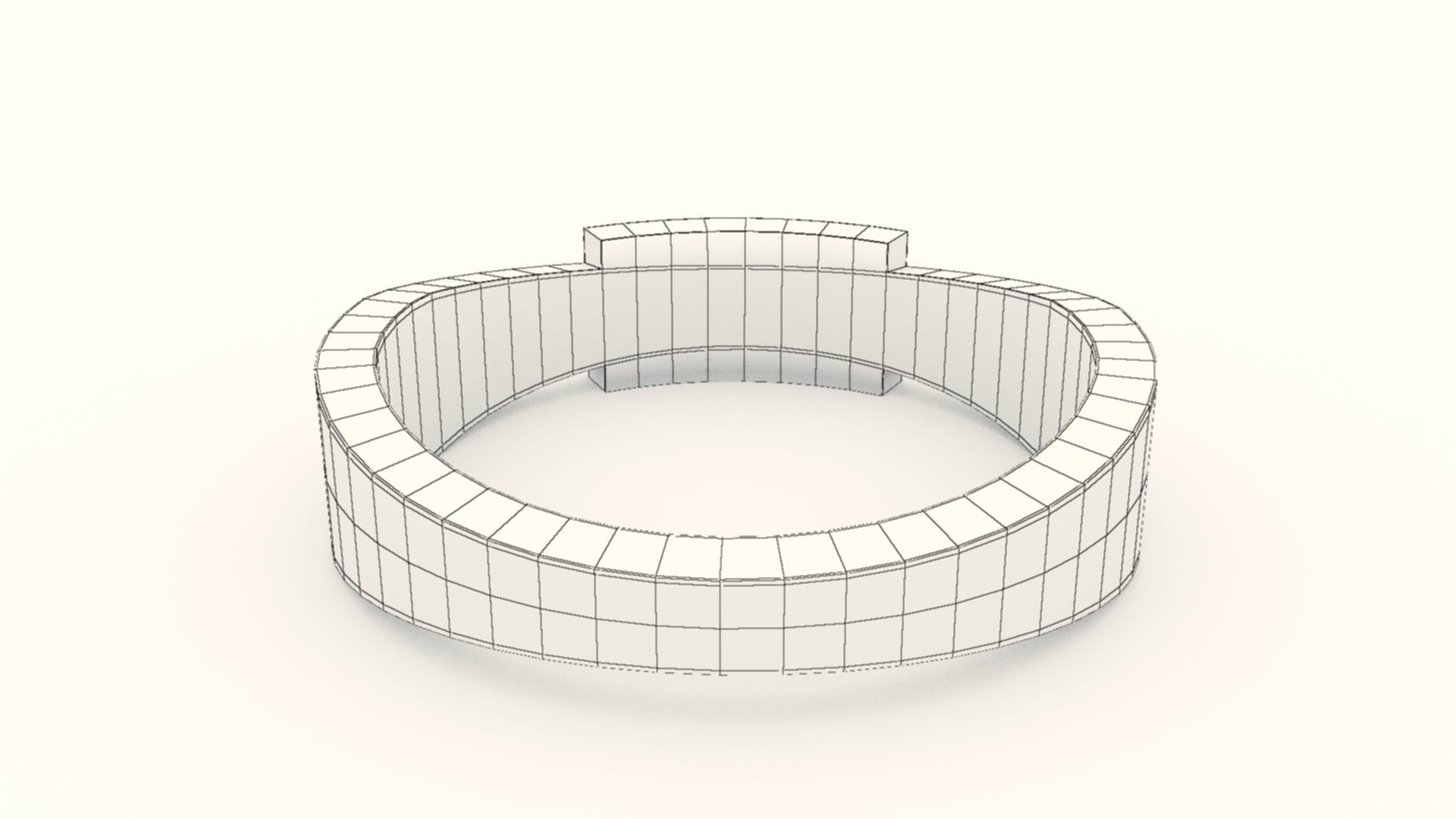 Jesus Ring Female Blue 3D print model_15