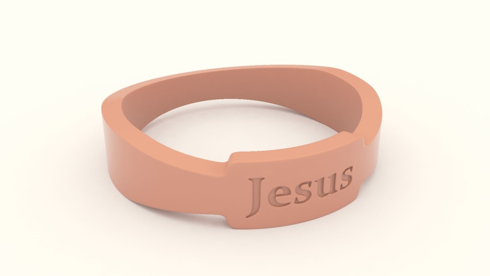 Jesus Ring Female Blue 3D print model_6