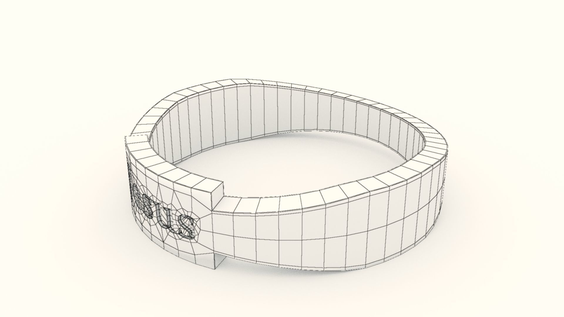 Jesus Ring Female Blue 3D print model_14