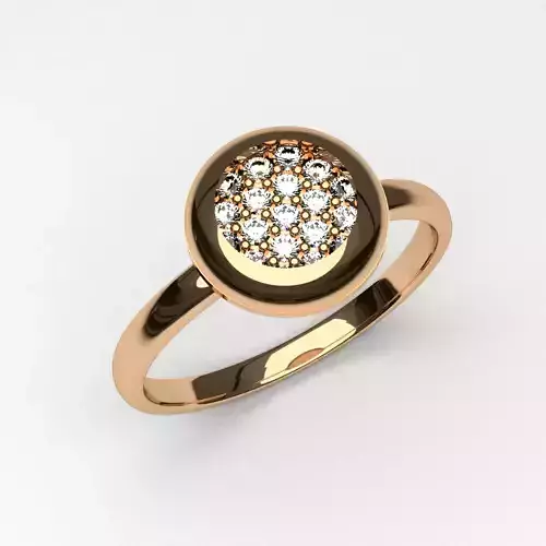 new fashion round diamond engagement jewelry ring printable