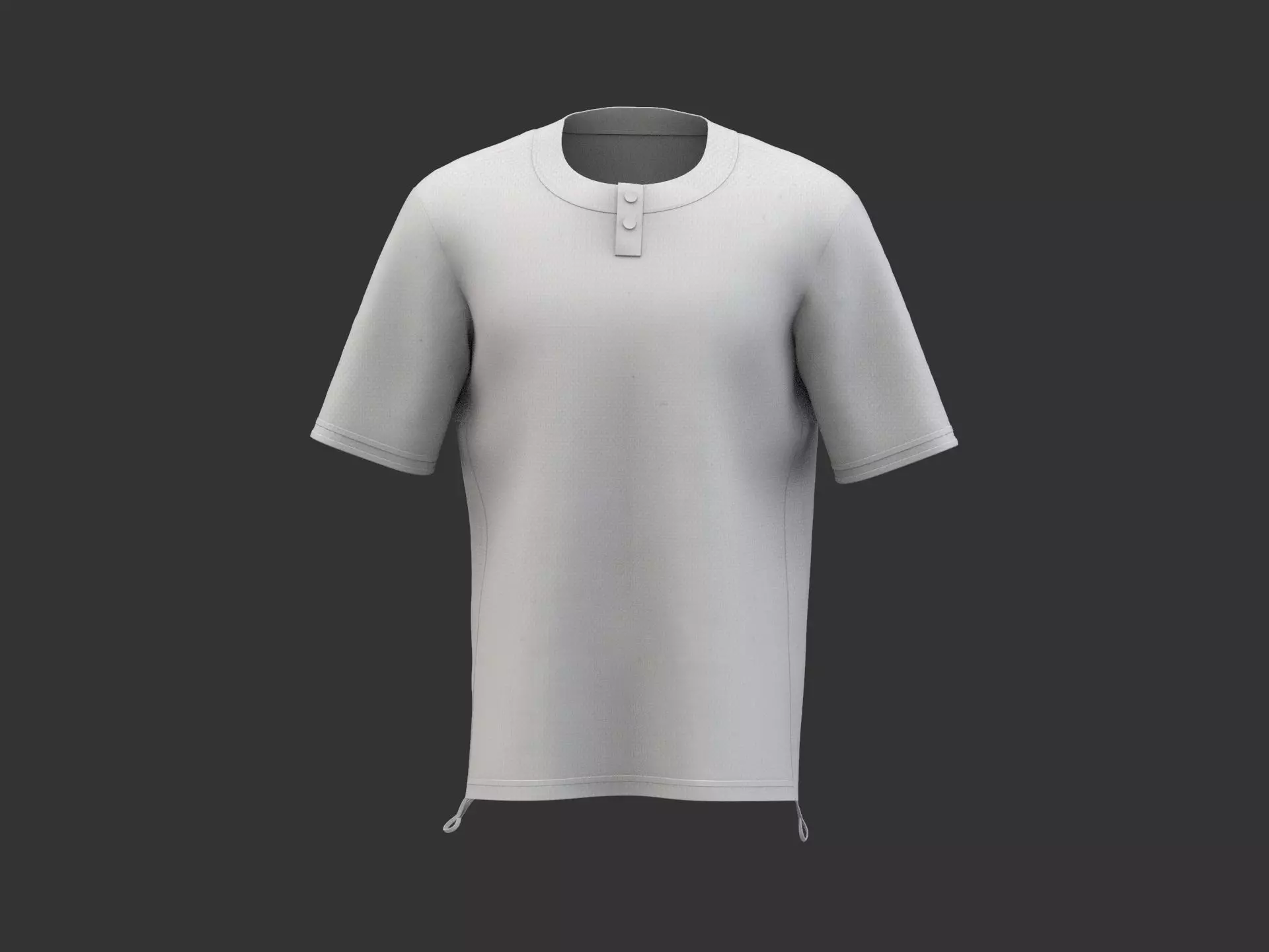 Mens sport shirt Marvelous Designer 3D model