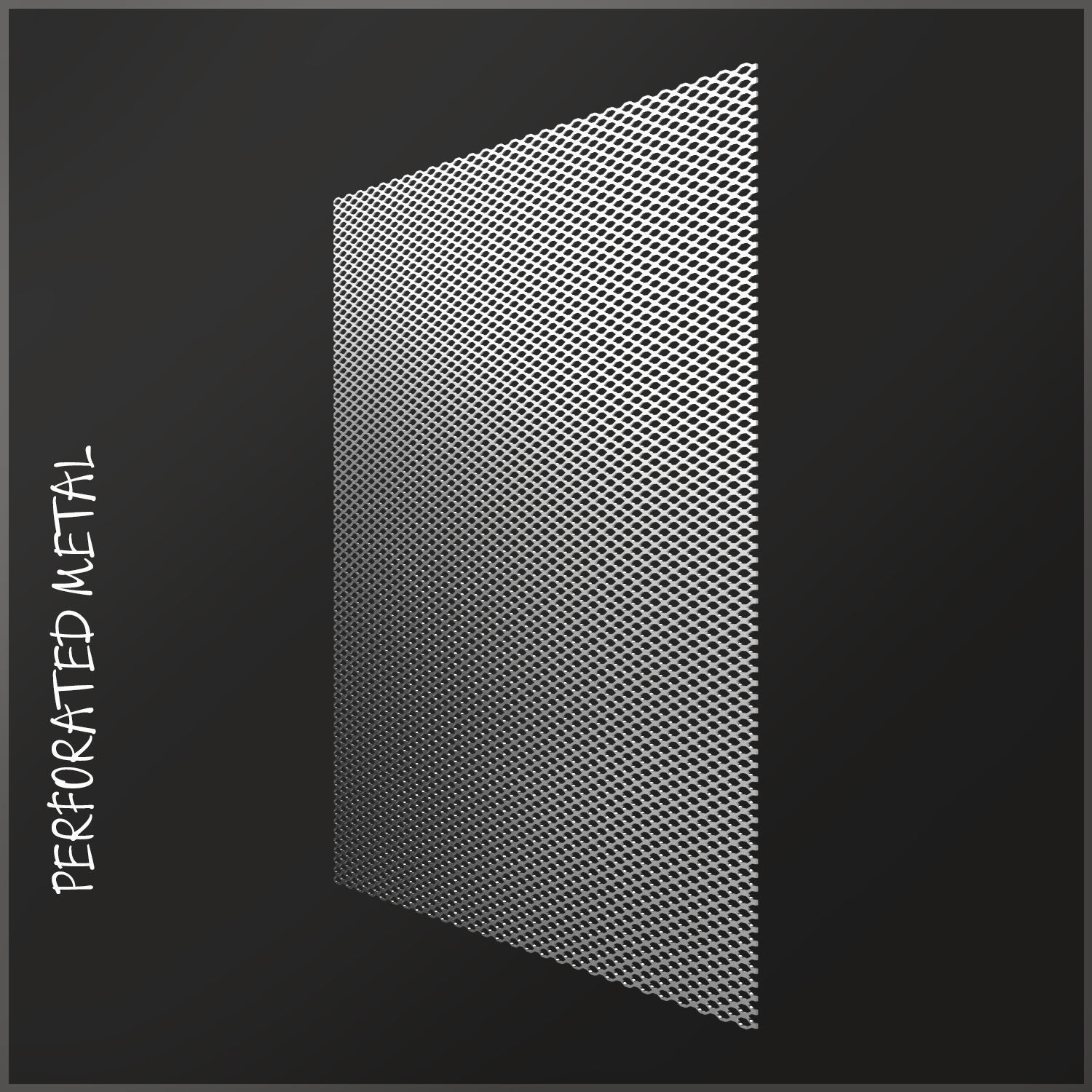 Perforated metal 1 3D model_2