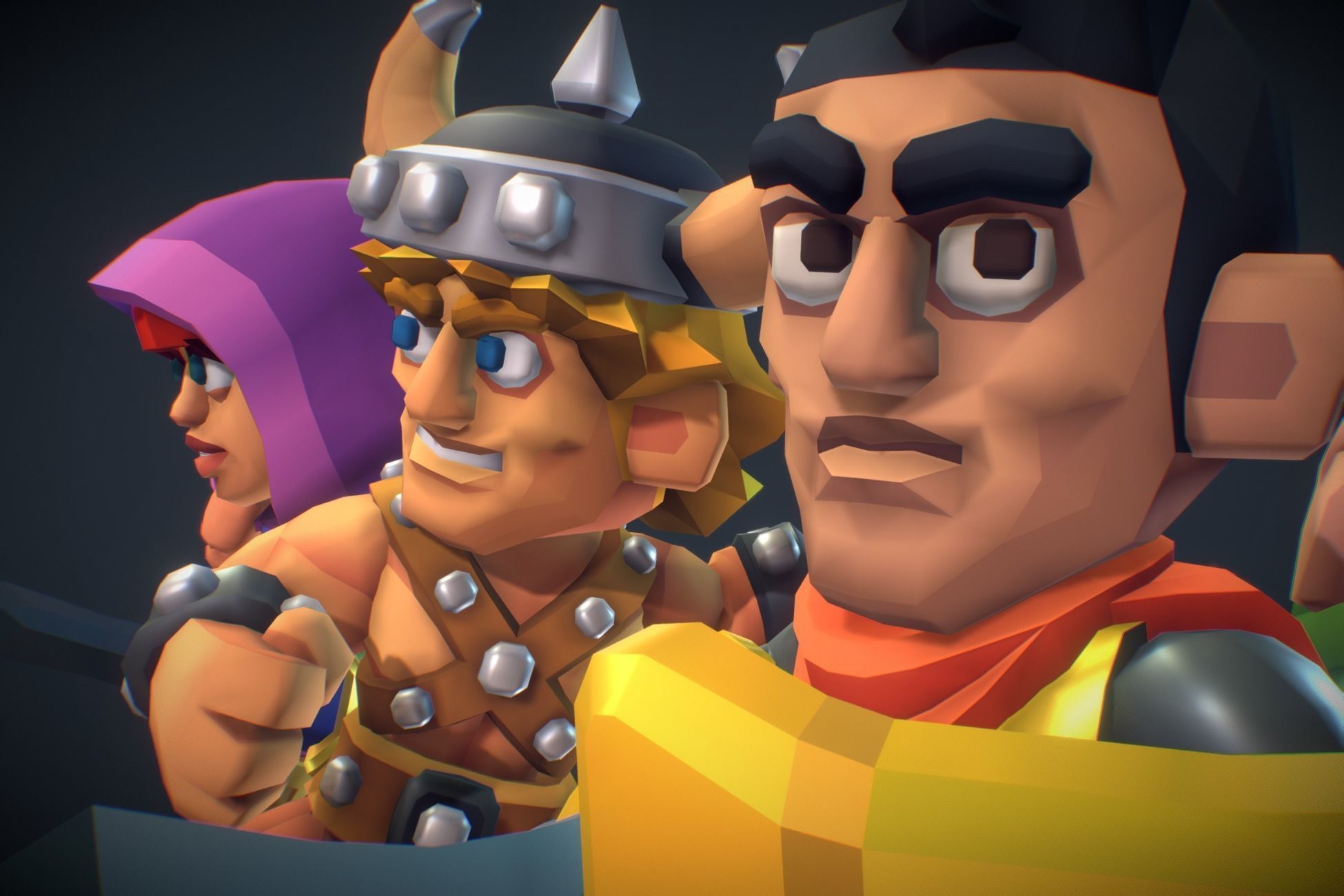 DnD Heroes Set - Proto Series 3D model_1