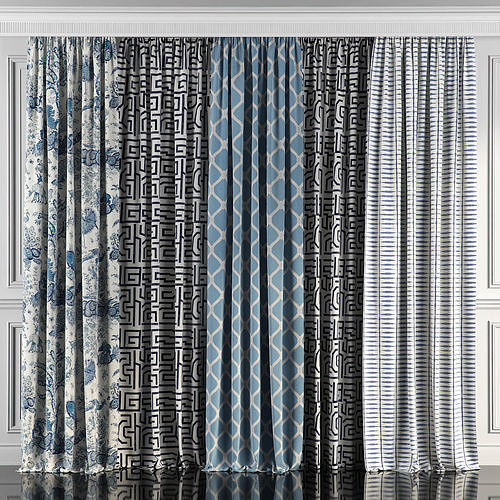 Curtain Set 62 3D model