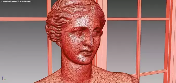 Bedroom Interior Scene for 3dsmax 2019  3D model