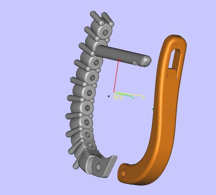 Huggie Diamond Earrings printable 3dmodel  3D print model_23