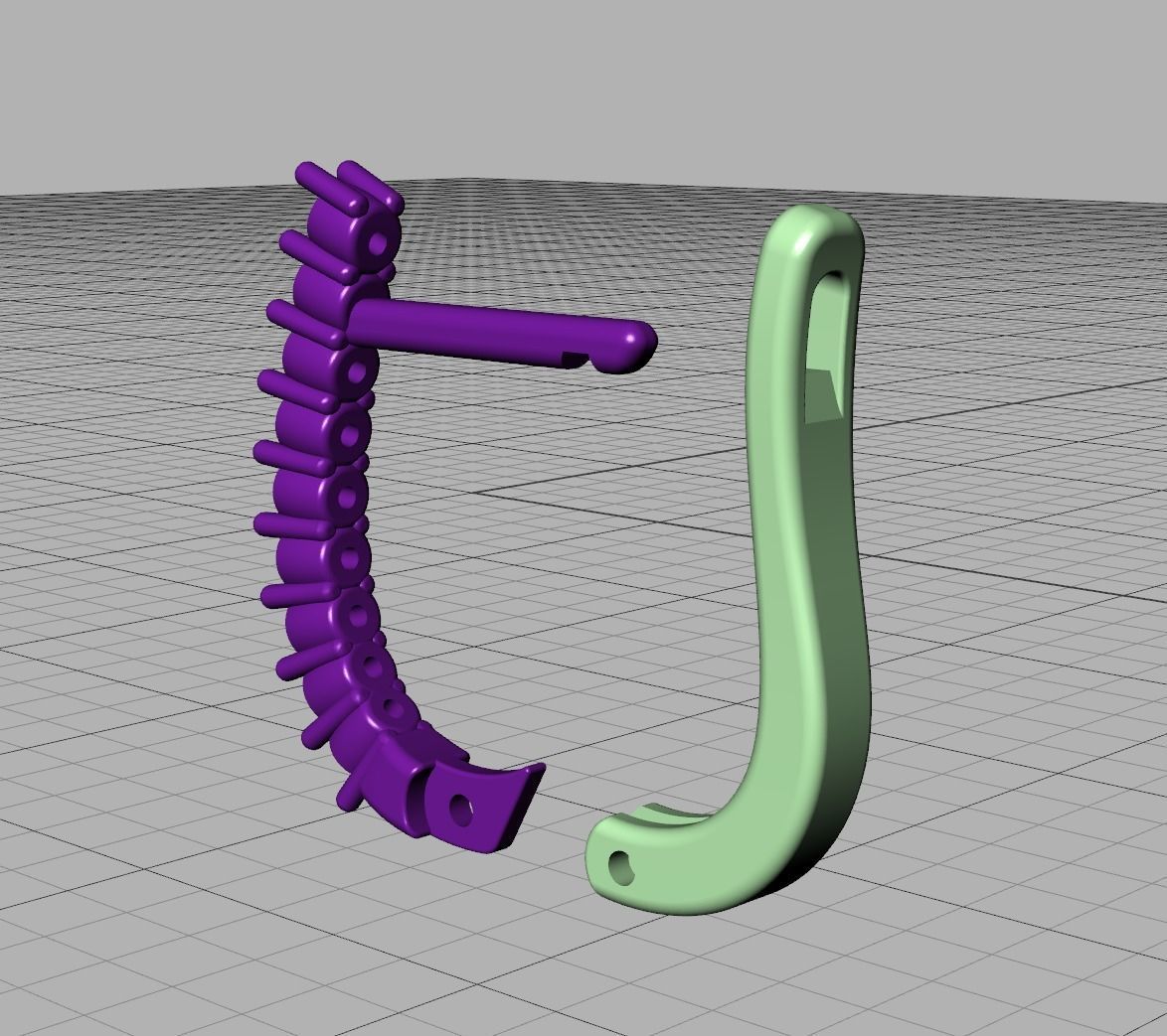 Huggie Diamond Earrings printable 3dmodel  3D print model_21