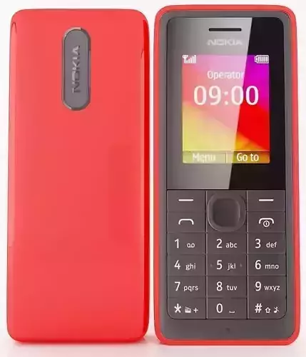 Nokia 106 Red 3D model
