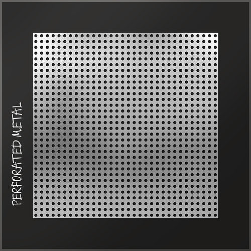 Perforated metal 3 3D model