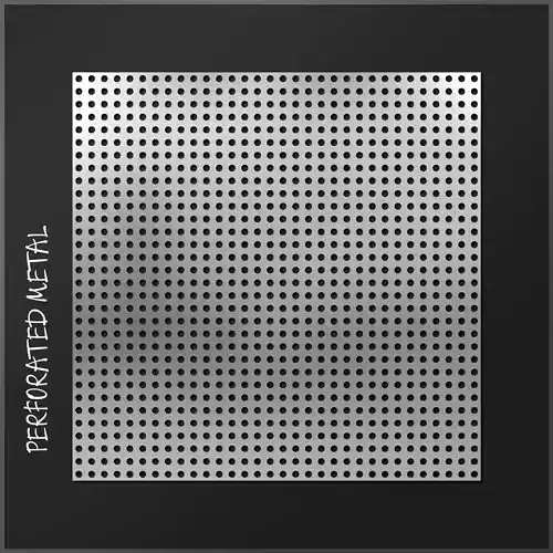Perforated metal 3 3D model