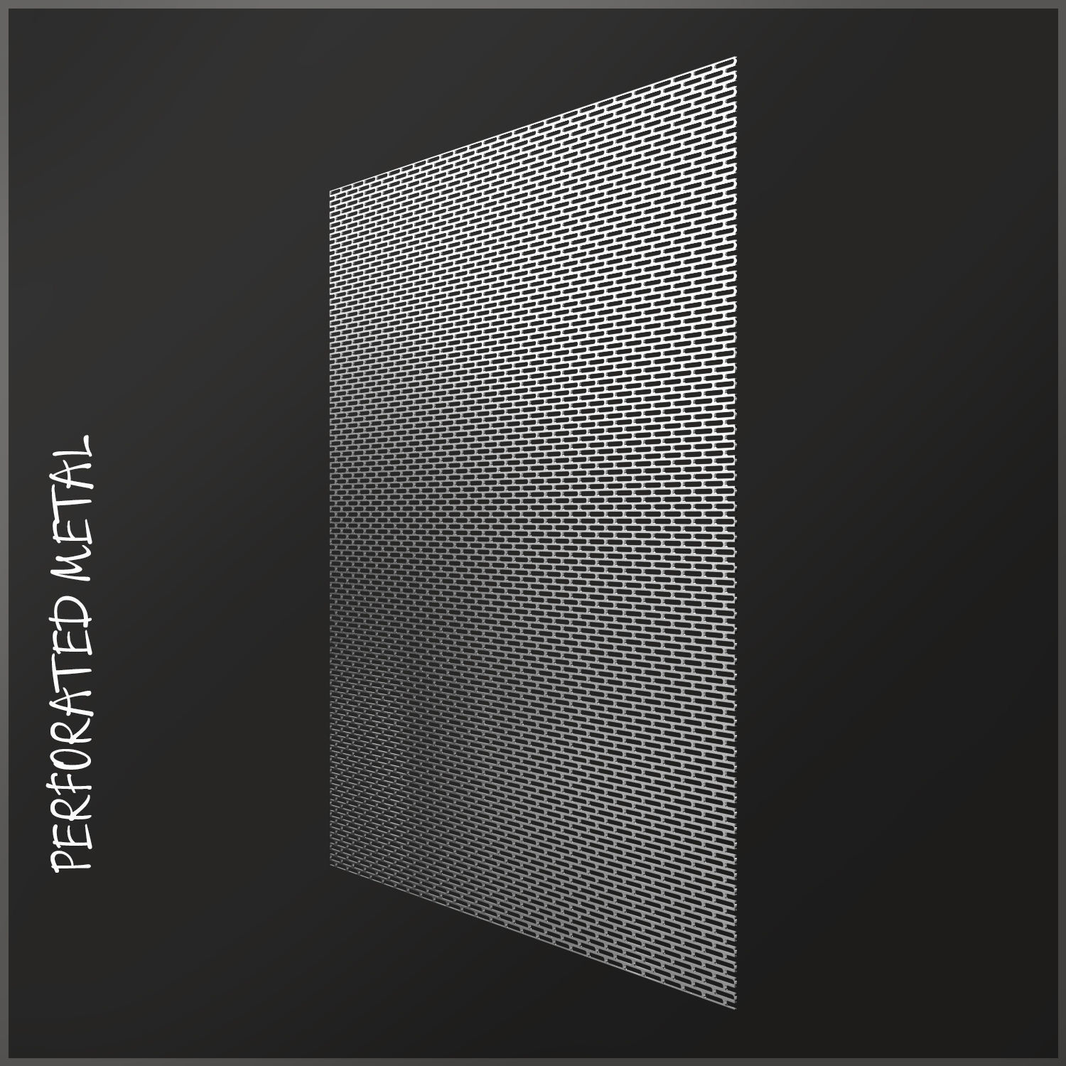 Perforated metal 5 3D model_2