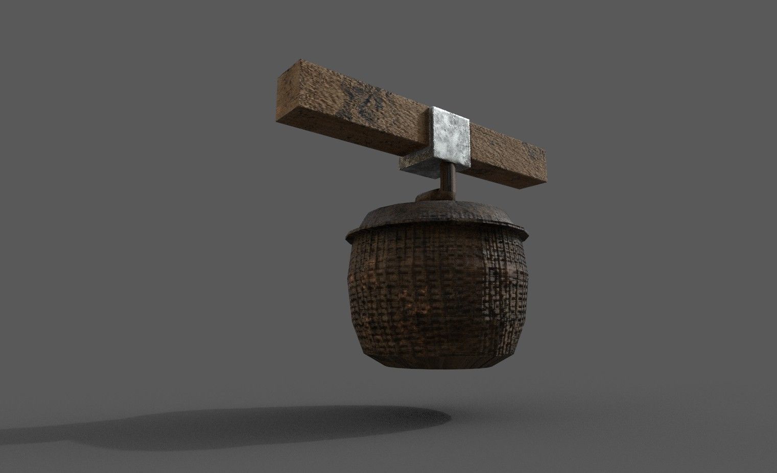 Basket ninja kung fu Low-poly 3D model_3