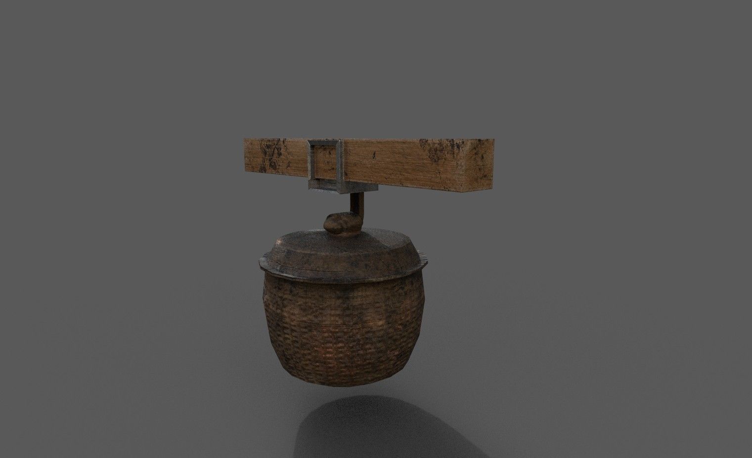 Basket ninja kung fu Low-poly 3D model_2