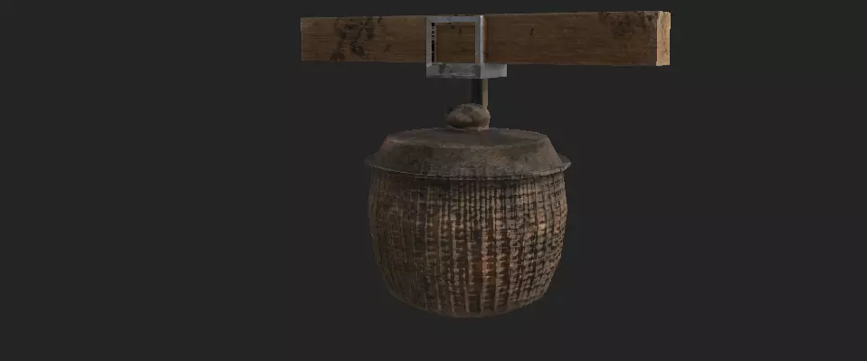 Basket ninja kung fu Low-poly 3D model_0