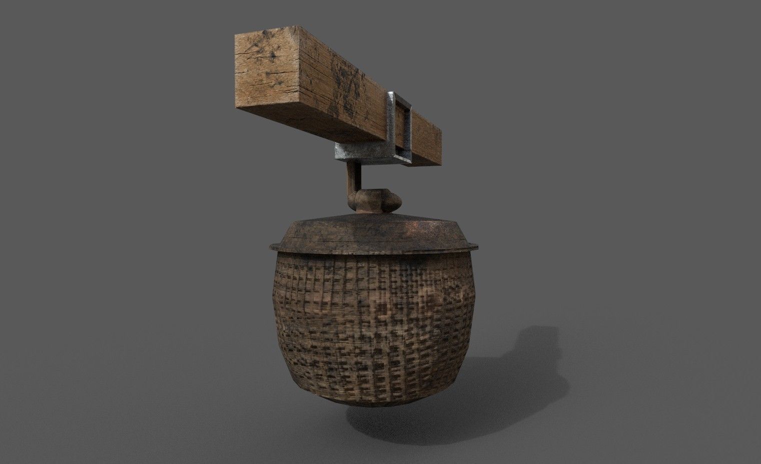 Basket ninja kung fu Low-poly 3D model_4