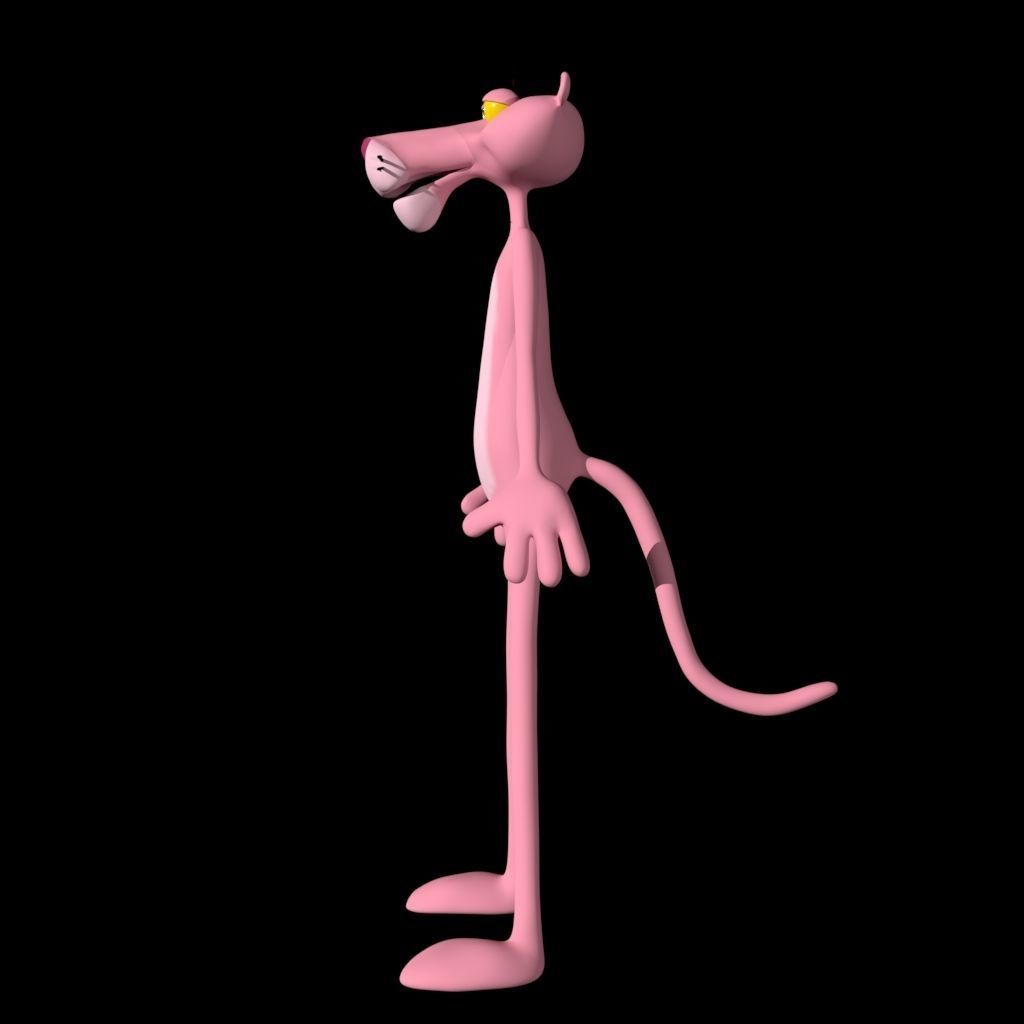 Pink panther 3D model_4