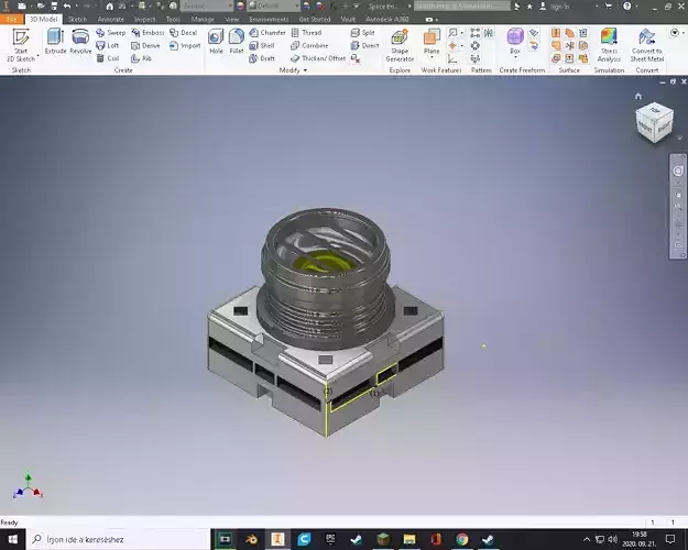 Space Engineers Spotlight Block 3D print model