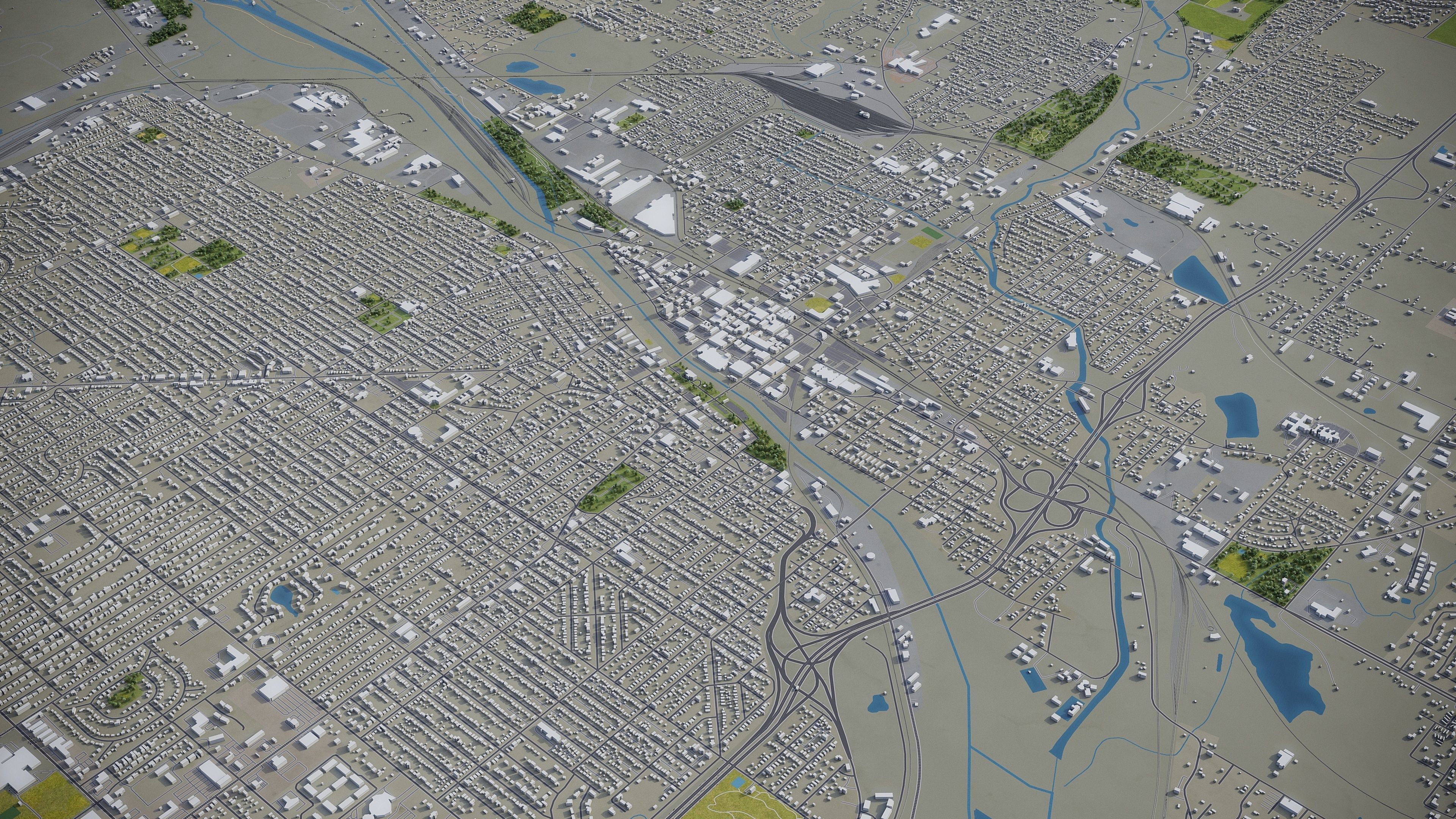 Joliet Low-poly 3D model_14