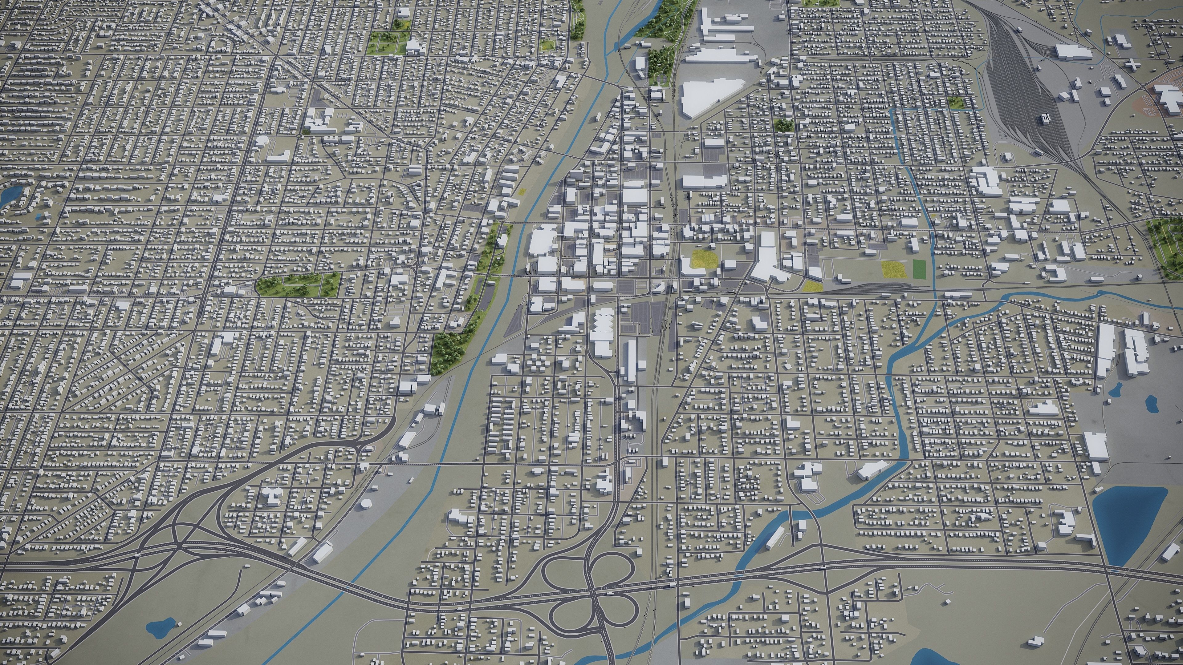 Joliet Low-poly 3D model_11