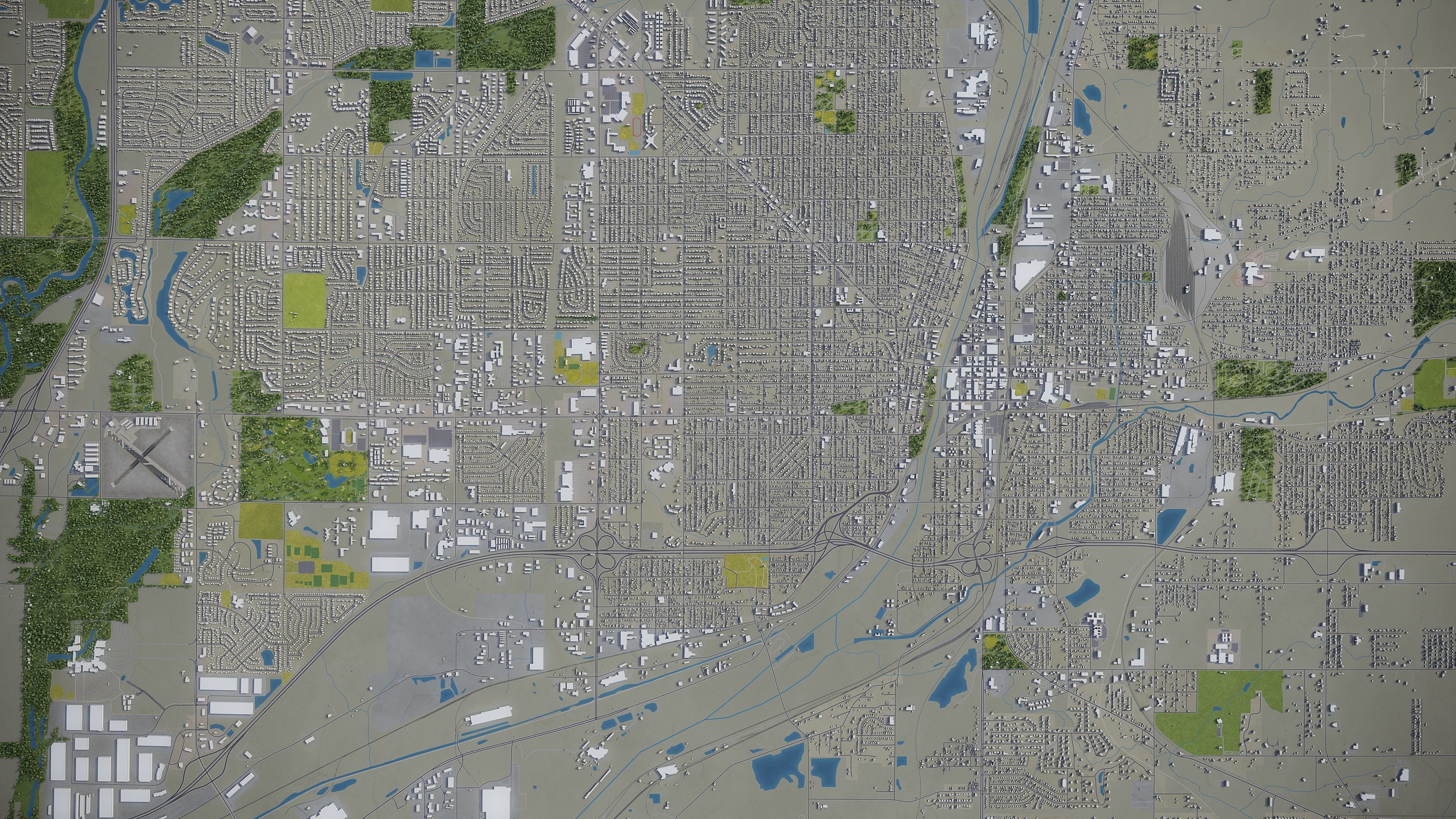 Joliet Low-poly 3D model_17