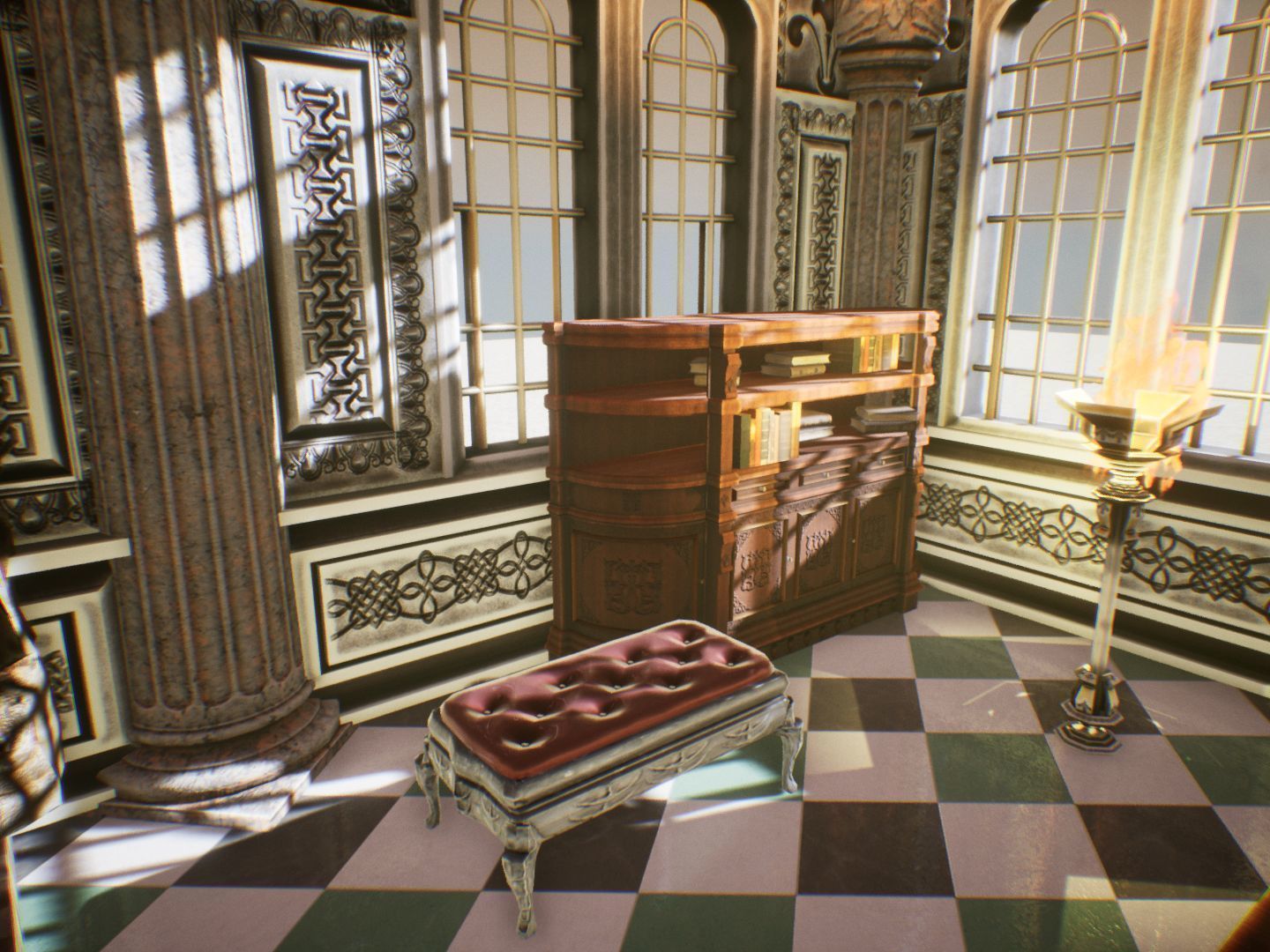 Church 2 Unreal Engine Low-poly 3D model_5