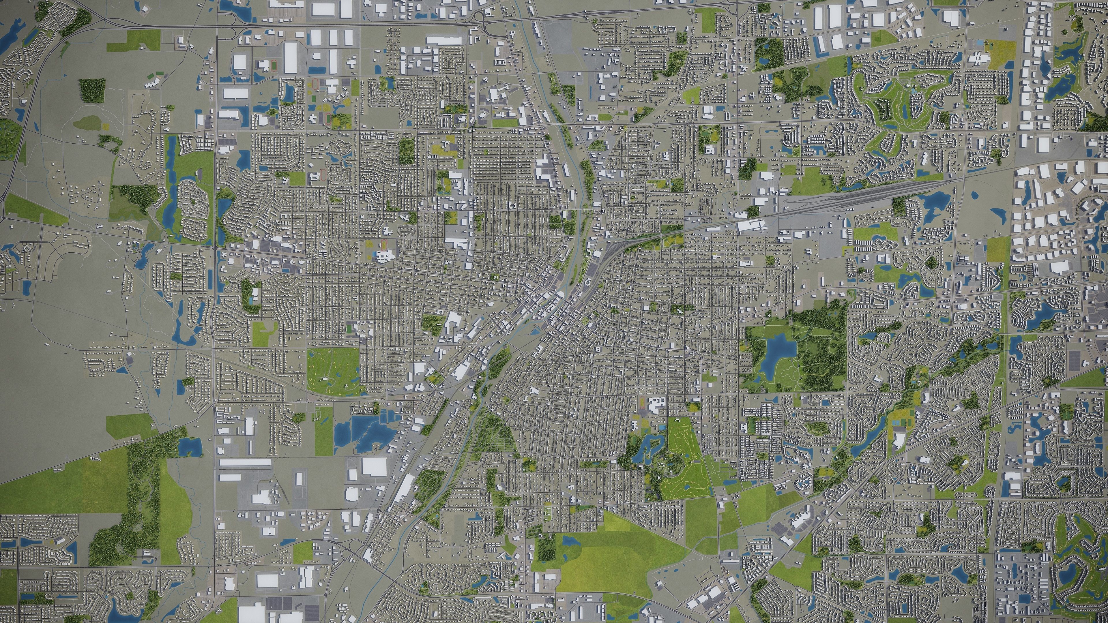 Aurora Low-poly 3D model_22