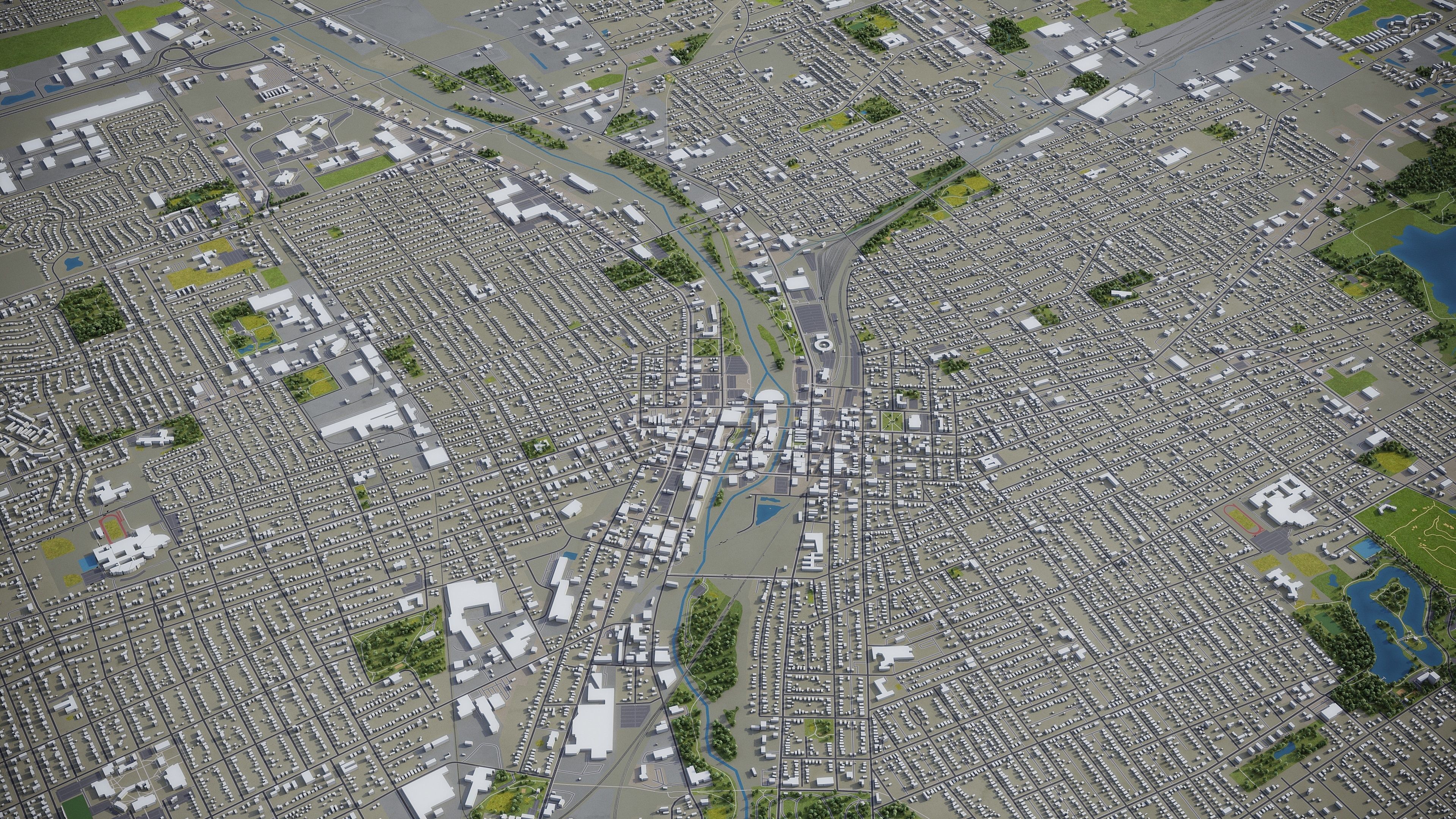 Aurora Low-poly 3D model_14