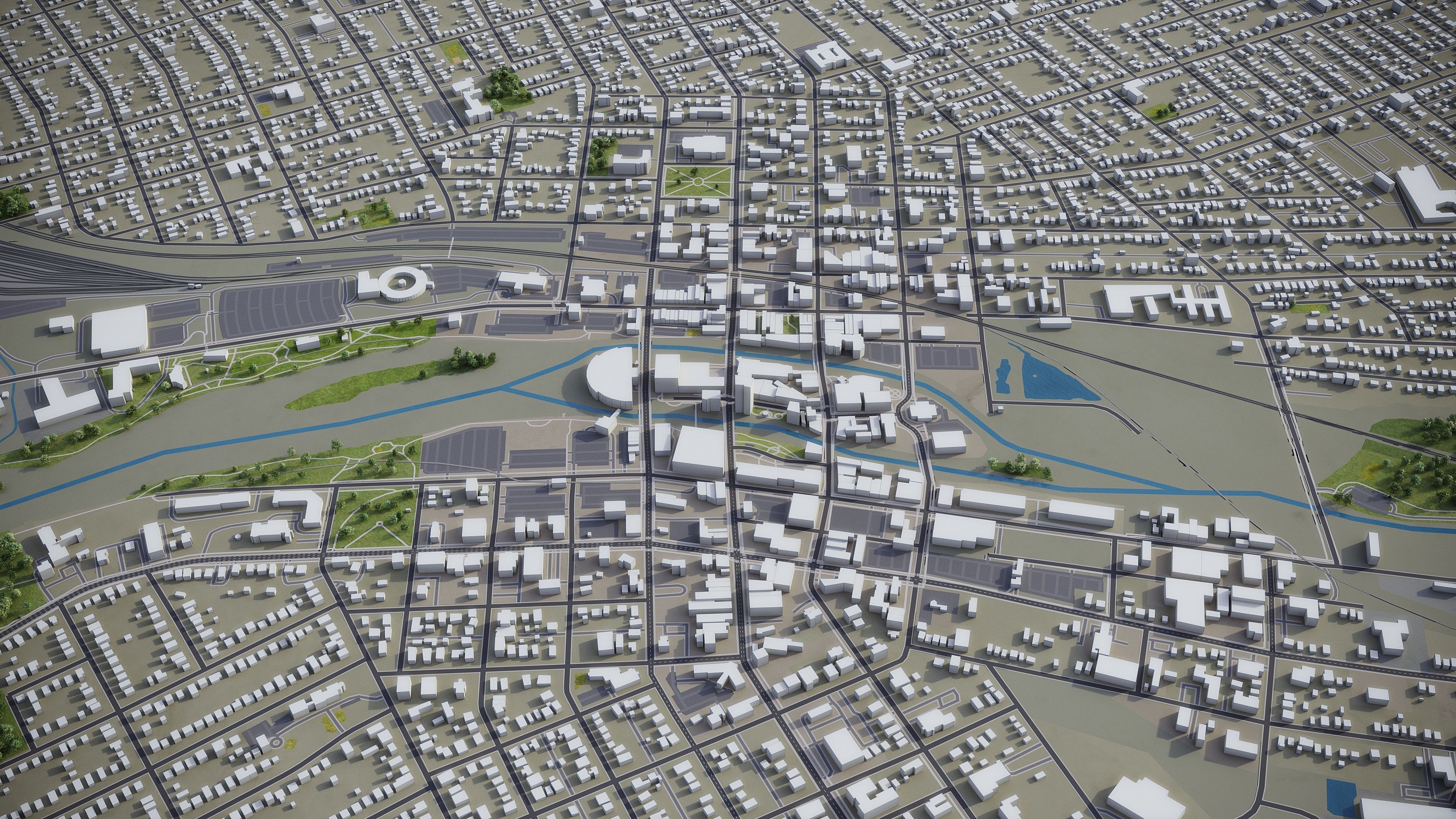 Aurora Low-poly 3D model_19