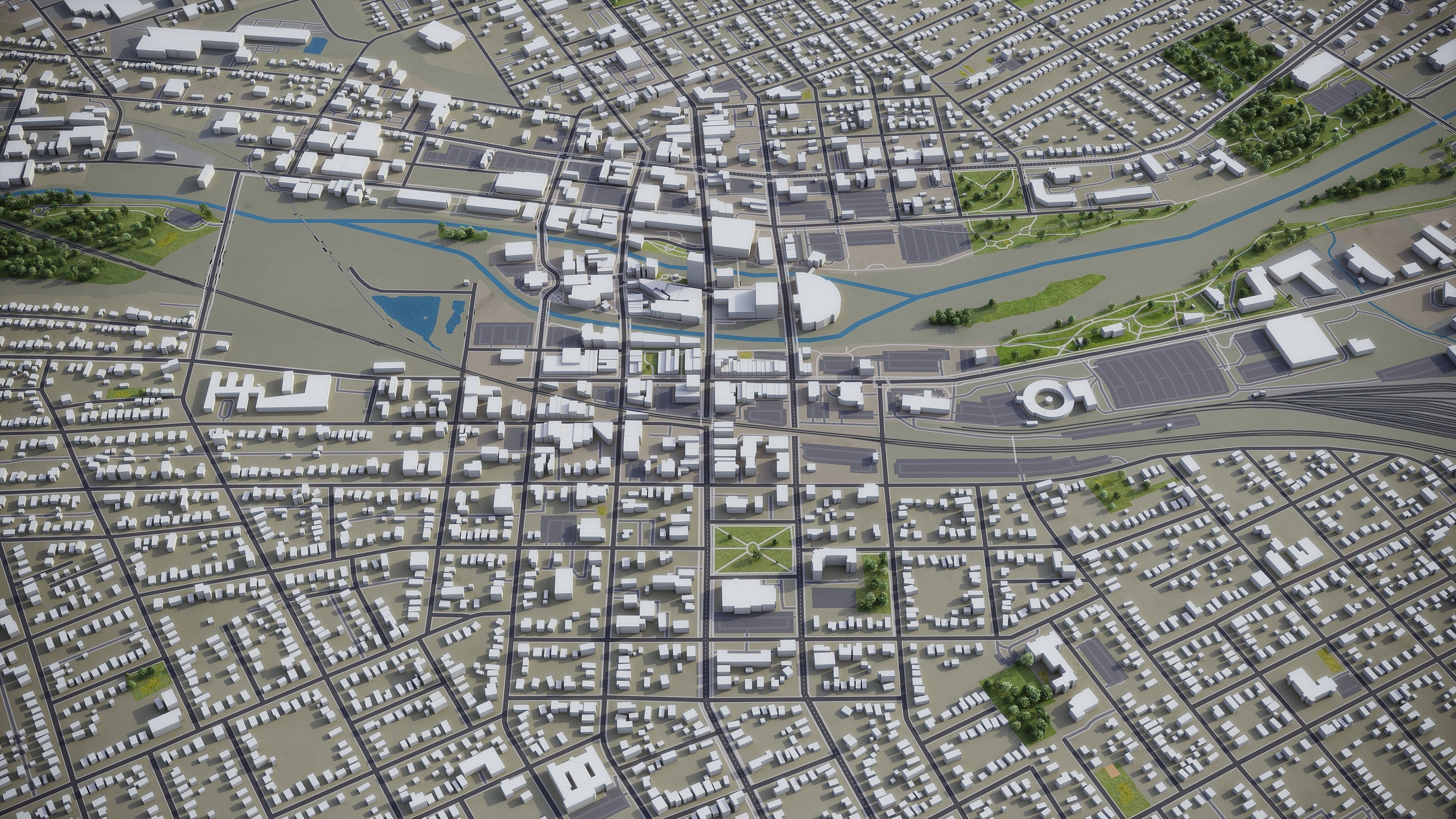 Aurora Low-poly 3D model_18