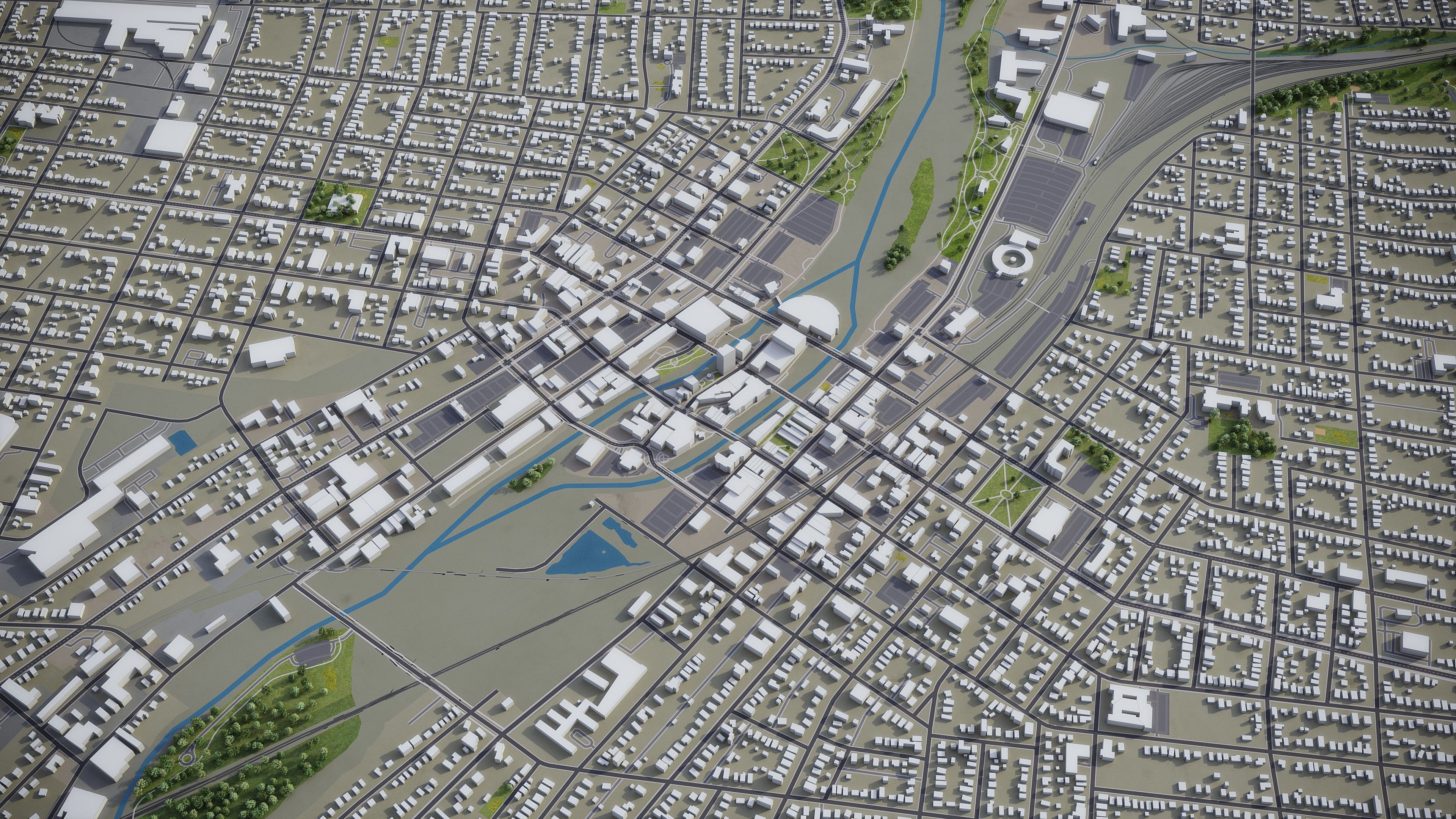 Aurora Low-poly 3D model_13