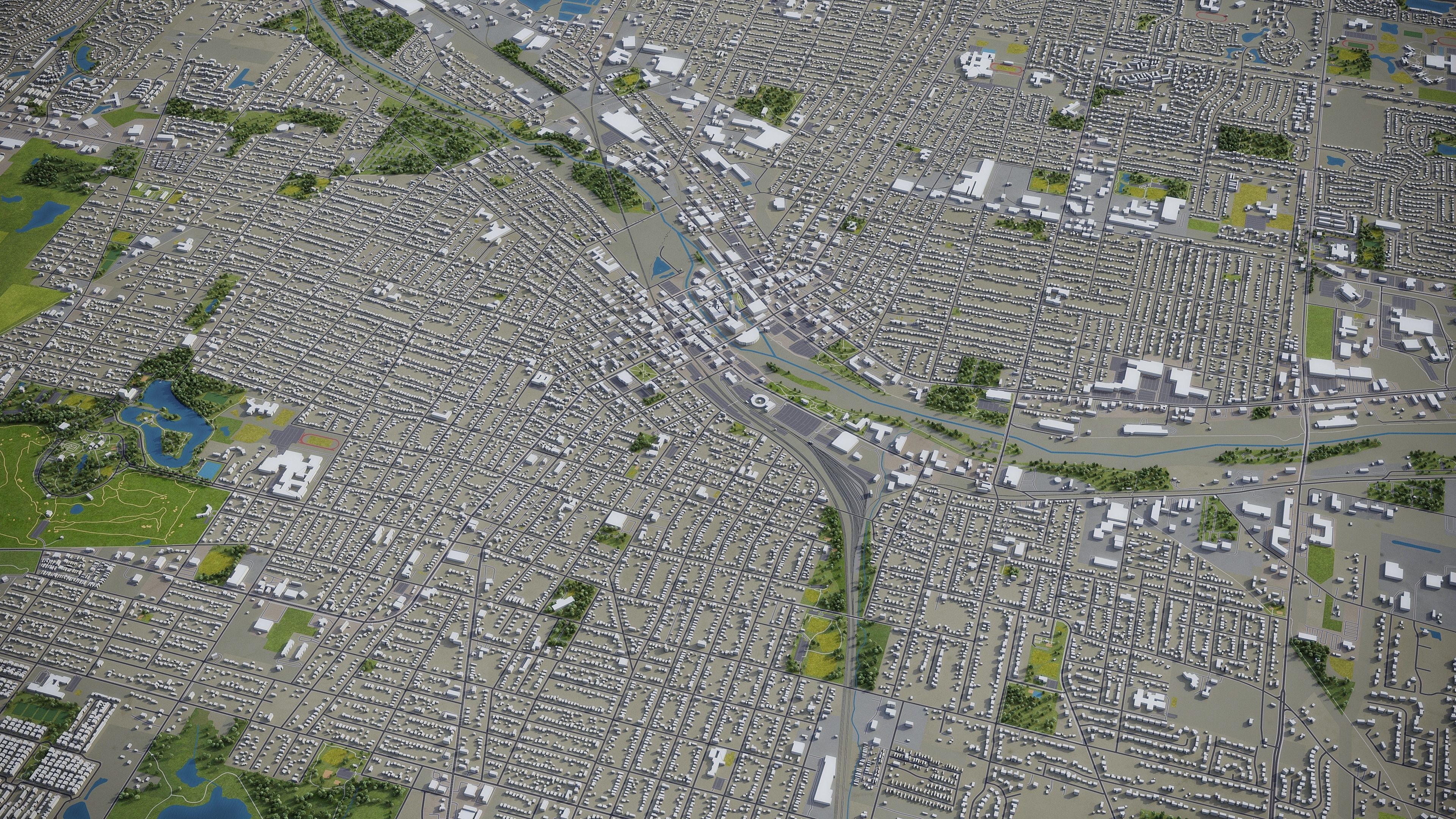 Aurora Low-poly 3D model_17