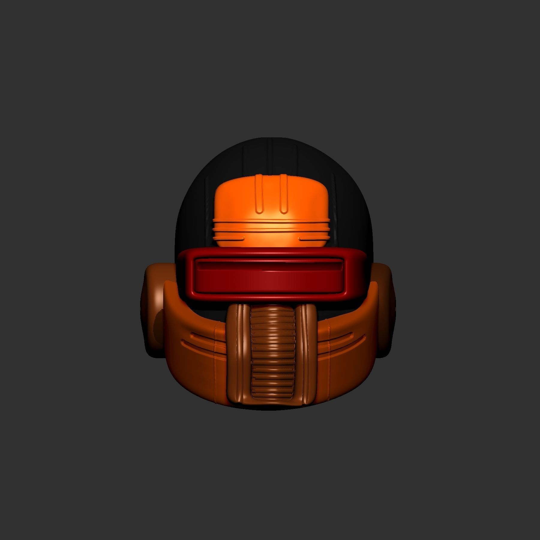 helmet high poly sculpt 3d printable ver 7 3D model 3D model_1