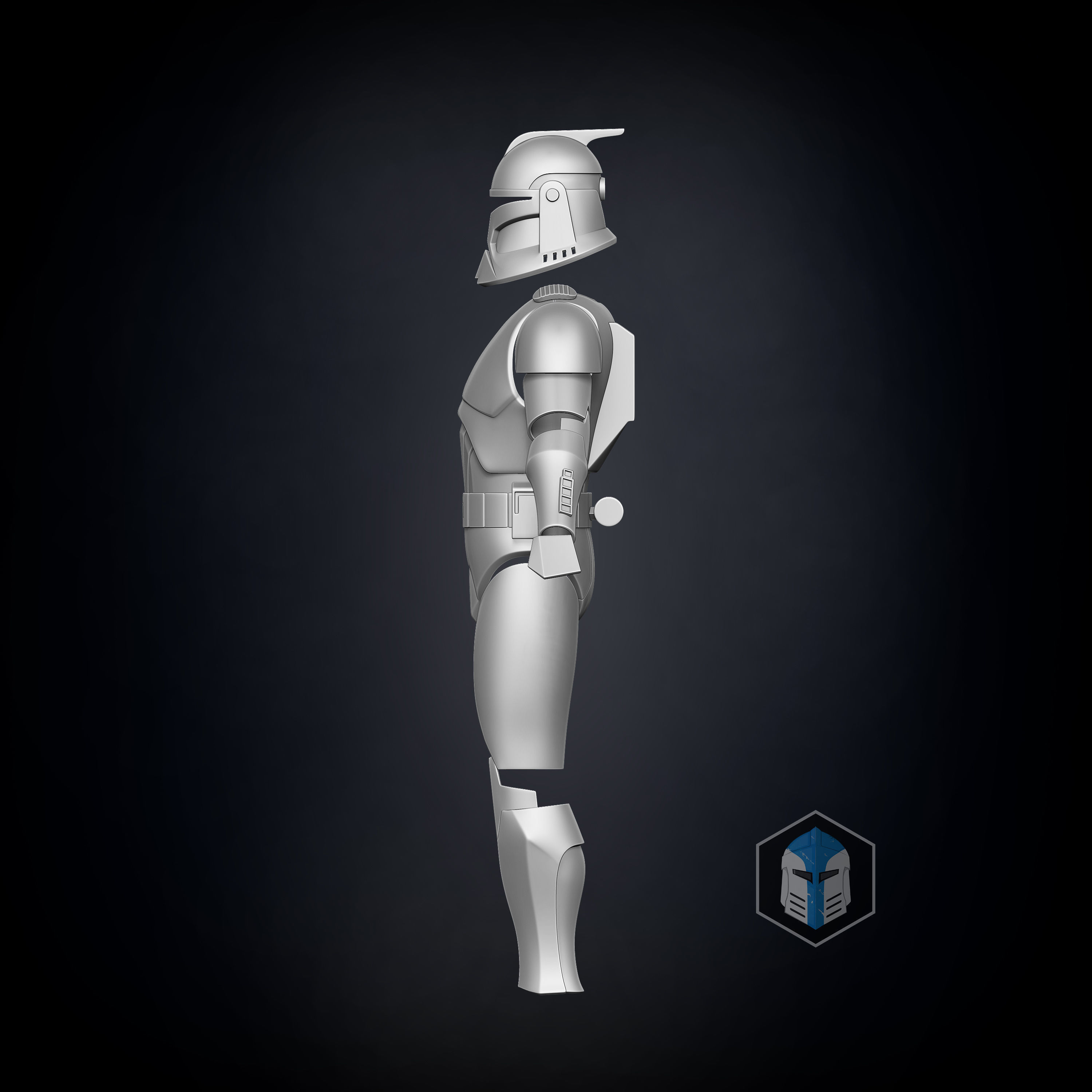 Phase 1 Animated Clone Trooper Armor 3D print model_3