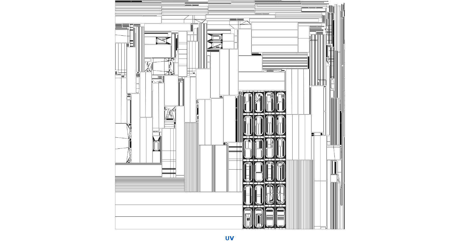 Railcar 1B Low-poly 3D model_29