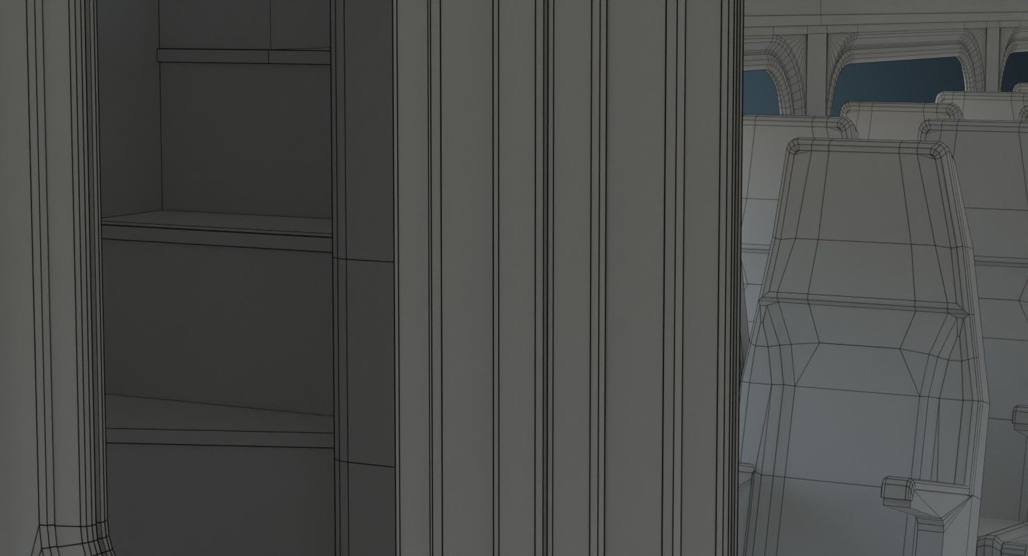 Railcar 1B Low-poly 3D model_19