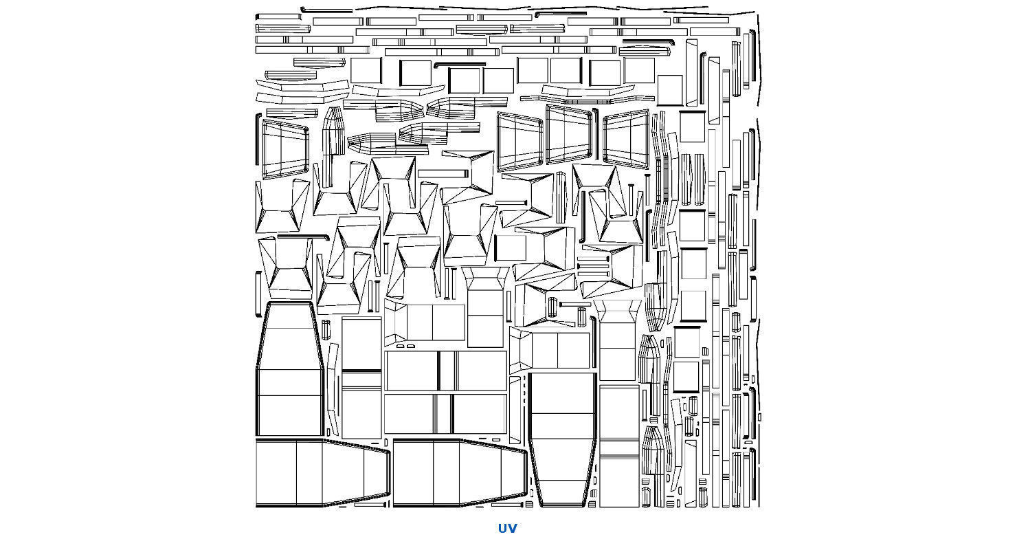 Railcar 1B Low-poly 3D model_31