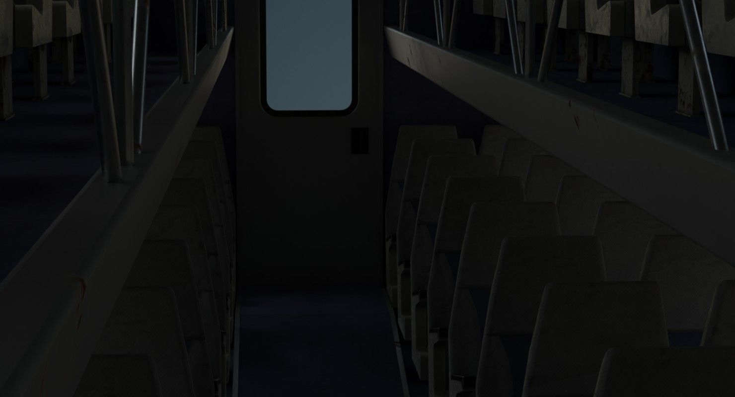 Railcar 1B Low-poly 3D model_12