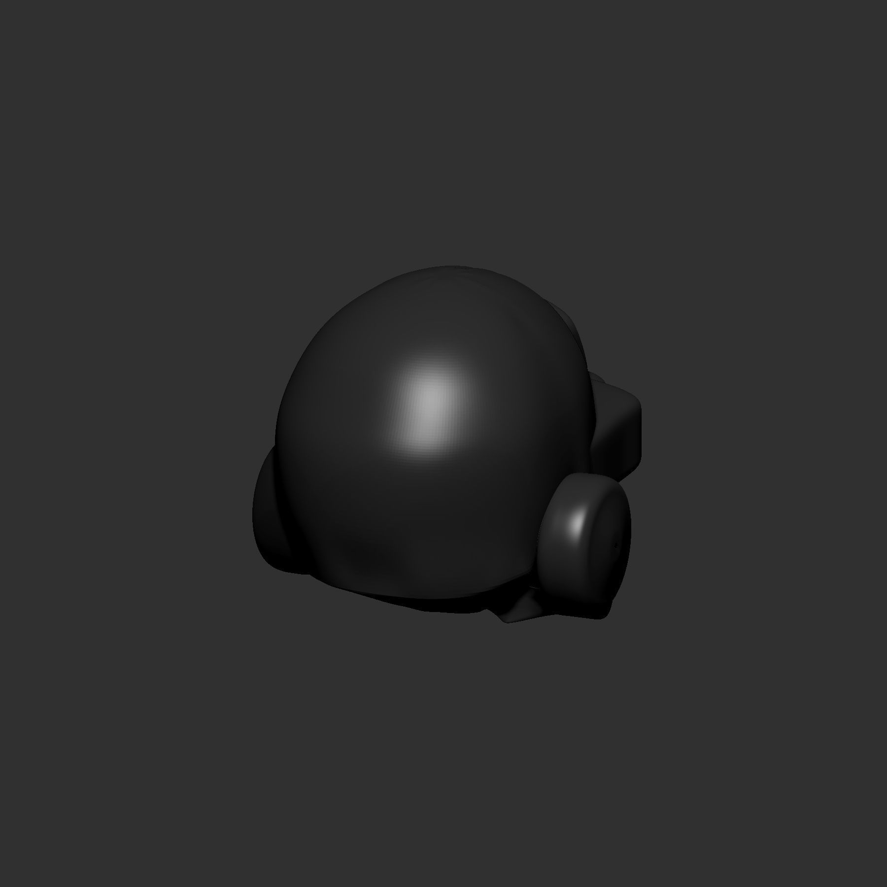 helmet high poly sculpt 3d printable ver 7 3D model 3D model_4