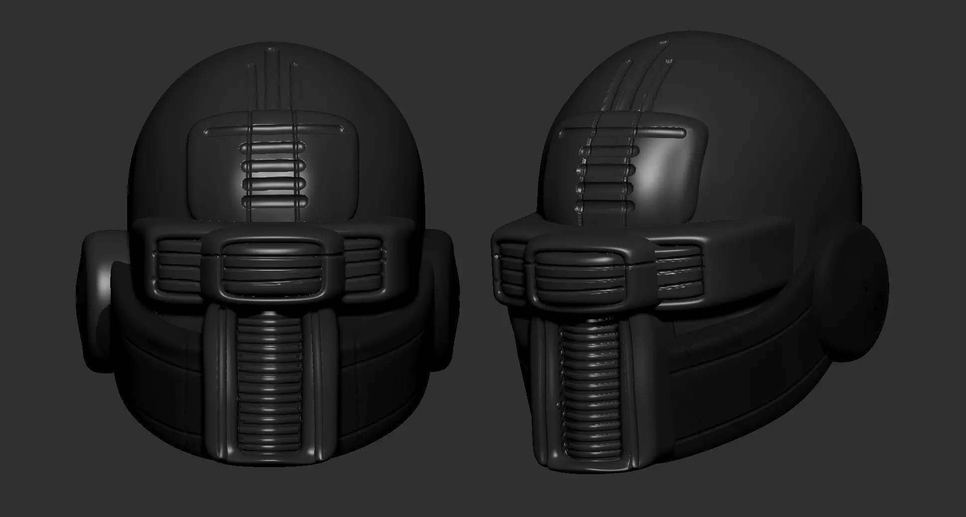 helmet high poly sculpt 3d printable ver 7 3D model 3D model_0